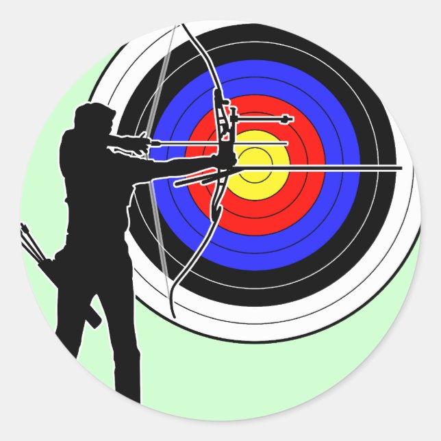 Adesivo Redondo archery2 (Frente)