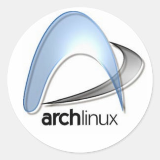 Adesivo Redondo archlinux