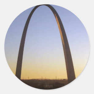 Adesivo Redondo Arco da entrada, St Louis, MO