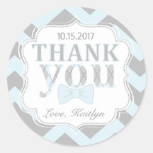 Arco de Homem Pequeno Chevron Impressão Obrigado