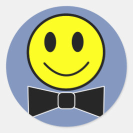 Adesivo Redondo Arco de rosto feliz