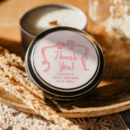 Adesivo Redondo Arco Desenhado à Mão Vinhetas de Chá de fraldas