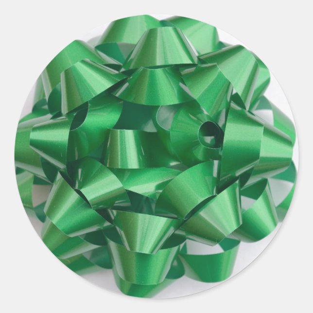 Adesivo Redondo Arco em verde (Frente)