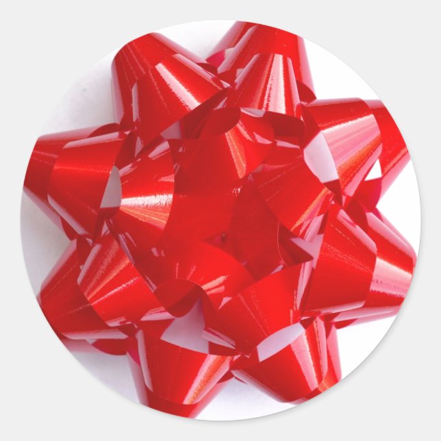 Adesivo Redondo Arco em vermelho (Frente)