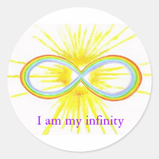 Adesivo Redondo arco-íris