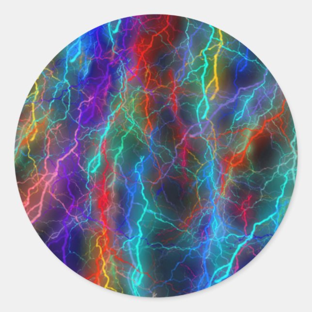 Adesivo Redondo Arco-Íris (Frente)