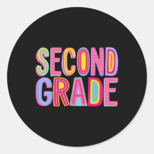 Adesivo Redondo Arco-Íris De Segundo Grau Retroativo Vibes Ck Para