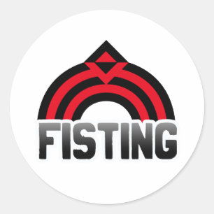 ADESIVO REDONDO ARCO-ÍRIS DO PUNHO