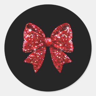 Adesivo Redondo Arco Red Coquette Disco Ball Natal Wome