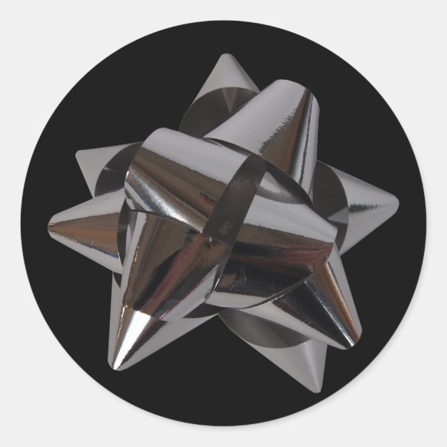 Adesivo Redondo Arco Shiny Silver (Frente)