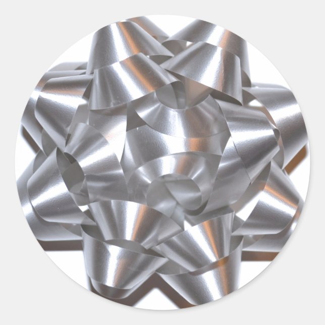 Adesivo Redondo Arco Sticker in Silver (Frente)