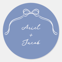 Adesivo Redondo Arco Wedding