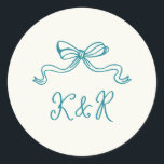 Adesivo Redondo Arcos Desenhados À Mão Dupla Casamento Monograma<br><div class="desc">Nossa coleção de "Arcos brancos" contém elementos desenhados manualmente em várias cores de tendência com arcos de pré-disquete e fontes desenhadas à mão. Verifique em nossa loja mais itens desta coleção. Entre em contato conosco se você tiver solicitações especiais por e-mail ou bate-papo e nós ficaremos felizes em ajudar.</div>