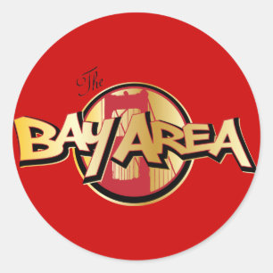 Adesivo Redondo Área da baía