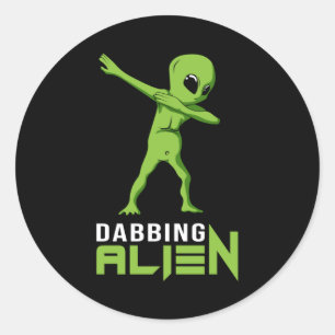 Adesivo Redondo Área De Alienígena 51 Aliens Espaciais Ufo Prese