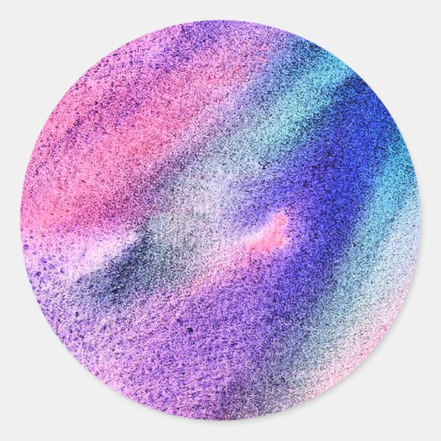 Adesivo Redondo Areia de mudança (Frente)