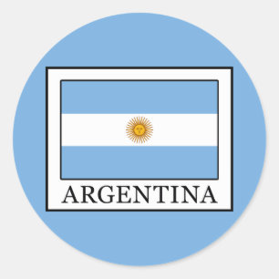 Adesivo Redondo Argentina
