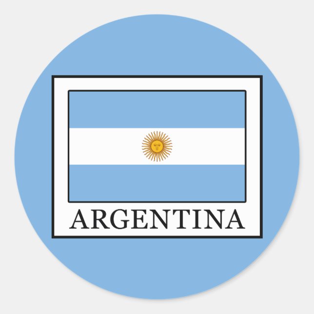 Adesivo Redondo Argentina (Frente)