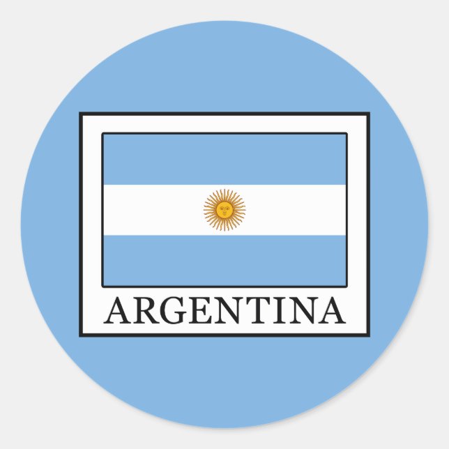Adesivo Redondo Argentina (Frente)