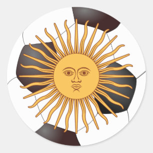 Adesivo Redondo Argentina "Sol de Mayo"