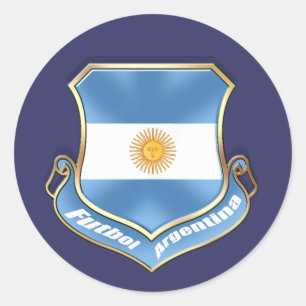 Adesivo Redondo Argentina ventila o crachá do emblema do protetor
