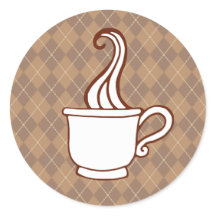 Argyle Coffee Stickers