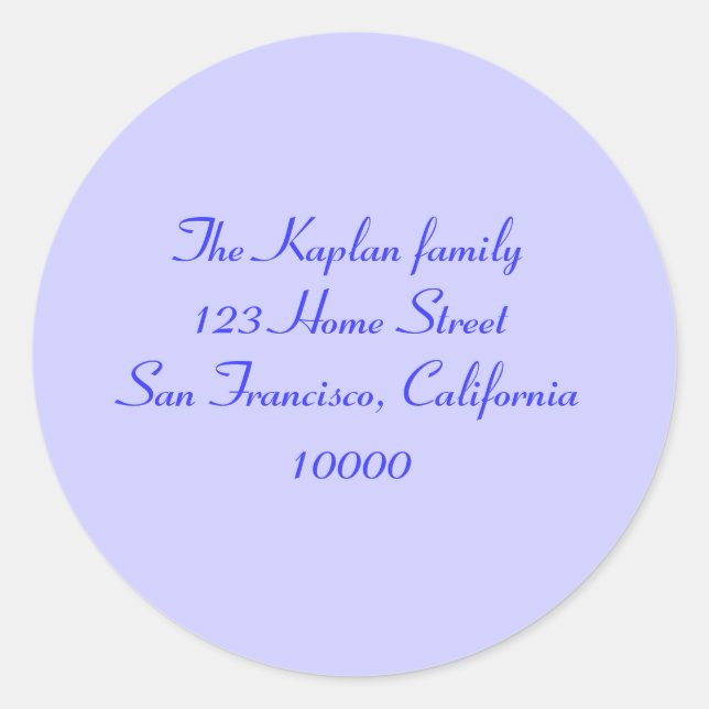 Adesivo Redondo Ariana Bat Mitzvah Envelope Seal (Frente)