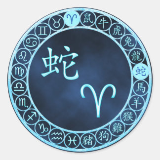 Adesivo Redondo Aries/Cobra