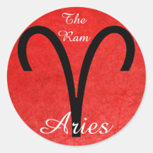 Aries The Ram Zodiac Horoscope Astrology Sticker