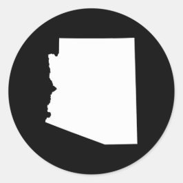 Adesivo Redondo Arizona em branco