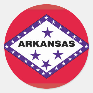 Adesivo Redondo Arkansas Sticker