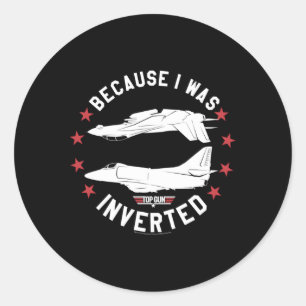 Adesivo Redondo Arma Superior Invertida