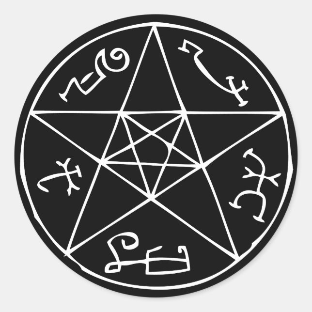 Adesivo Redondo Armadilha do Diabo (Frente)