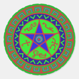 Adesivo Redondo Armadilha do Diabo