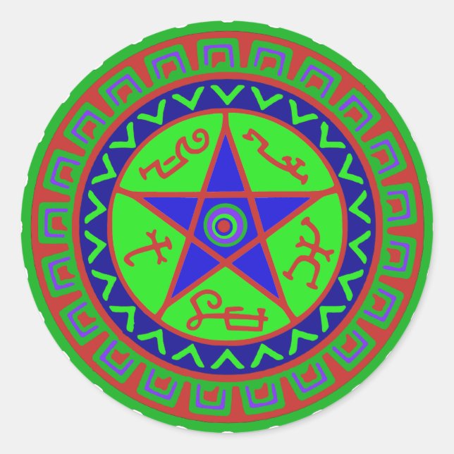 Adesivo Redondo Armadilha do Diabo (Frente)