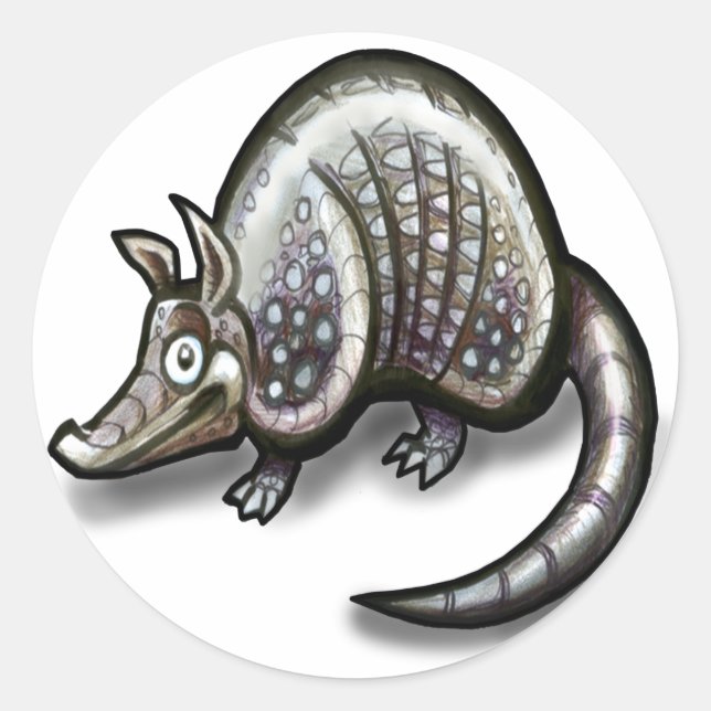 Adesivo Redondo Armadillo (Frente)