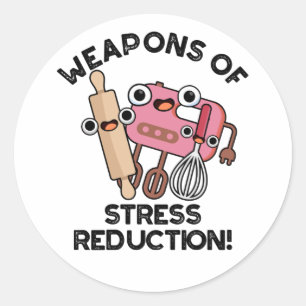 Adesivo Redondo Armas De Esforço Para Redução De Esforço