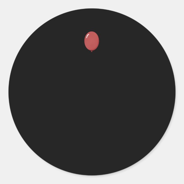 Adesivo Redondo Armas de Filme Horrorizantes (Frente)