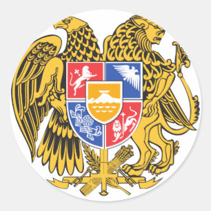 Adesivo Redondo armenia emblem