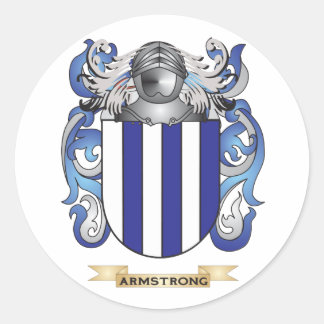 Adesivo Redondo Armstrong Casaco de Braços (Proteção para a Famíli