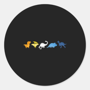 Adesivo Redondo Aroace Pride Dinosaur, Lgbtq Aro Ace, Cute Aromt
