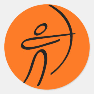 Adesivo Redondo Arqueiro