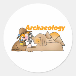 Adesivo Redondo Arqueologia