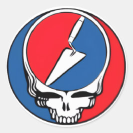 Adesivo Redondo Arqueólogo Grateful