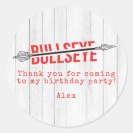 Adesivo Redondo Arquiteto em Arco Bullseye Arqueria Esportes Obrig