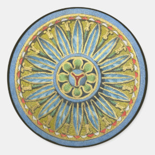 Adesivo Redondo Arquitetura Antiquada N. º 2