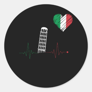 Adesivo Redondo Arquitetura italiana