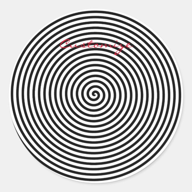 Adesivo Redondo Arredondar Hypnosis Espiral Thunder_Cove (Frente)