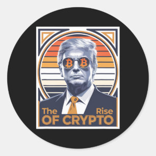 Adesivo Redondo Arrepio Sarcástico Aumento Da Cripto Bitmoney Mint