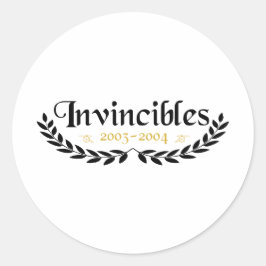 Adesivo Redondo Arsenal Invencível